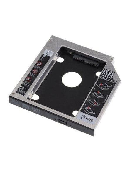 Adaptador aluminio HDD/SSD 7mm a portatil de 9.5mm  Nanocable / C-10.99.0101