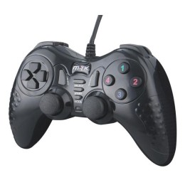 Mando Gamepad Pc K3404  / USB / Vibracion Dual Shock / Negro / MTK / 06050022