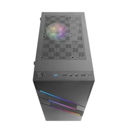 ÷ Caja atx semitorre gaming mars gaming mc-u3 xl black frontal argb con ventilador trasero sincronizad
