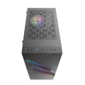 ÷ Caja atx semitorre gaming mars gaming mc-u3 xl black frontal argb con ventilador trasero sincronizad