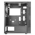 ÷ Caja atx semitorre gaming mars gaming mc-u3 xl black frontal argb con ventilador trasero sincronizad