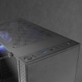 ÷ Caja atx semitorre gaming mars gaming mc-u3 xl black frontal argb con ventilador trasero sincronizad