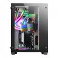 ÷ Caja e-atx torre gaming mars gaming mcv3 black xxl premium custom doble ventana de cristal templado