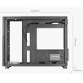 ÷ Caja microatx gaming mars gaming mc-lcd blanca con pantalla ips 8