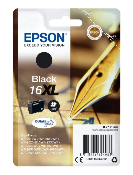 ÷ Tinta original epson t1631 xl negro c13t16314012 12.9ml